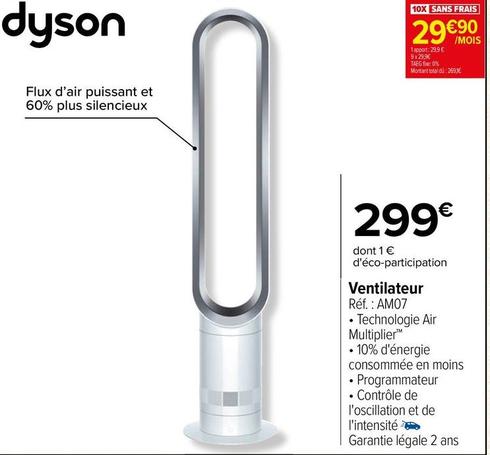 Dyson - Ventilateur offre à 299€ sur Carrefour