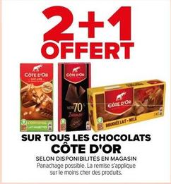 Côte d'Or - Sur Tous Les Chocolats offre sur Carrefour