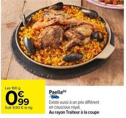 Paella offre à 0,99€ sur Carrefour