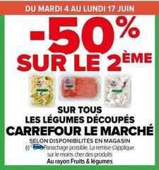 Carrefour - Sur Tous Les Légumes Découpés Le Marché offre sur Carrefour