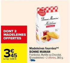 Madeleine offre à 3,45€ sur Carrefour