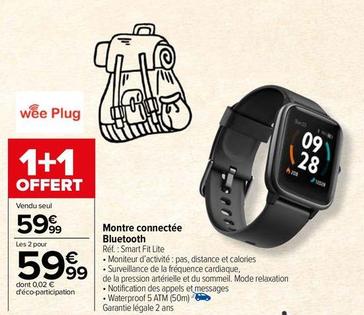Wee Plug - Montre Connectée Bluetooth offre à 59,99€ sur Carrefour