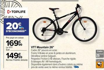 Mountain bike offre à 149,99€ sur Carrefour