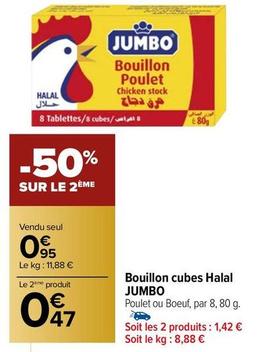 Jumbo - Bouillon Cubes Halal offre à 0,95€ sur Carrefour Market