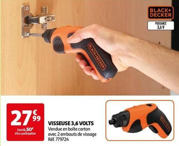 Black & Decker - Visseuse Volts offre à 27,99€ sur Auchan Hypermarché