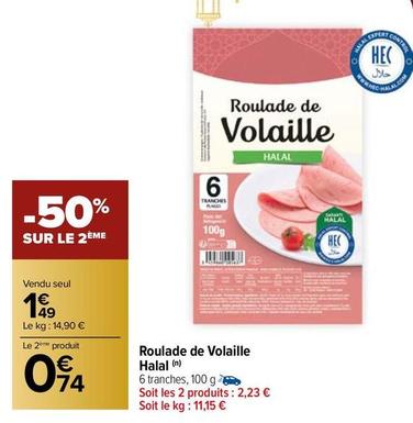 Volaille offre à 1,49€ sur Carrefour Contact