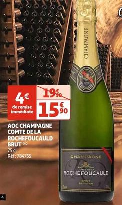 Comte De La Rochefoucauld - AOC Champagne Brut offre à 15,9€ sur Auchan Hypermarché