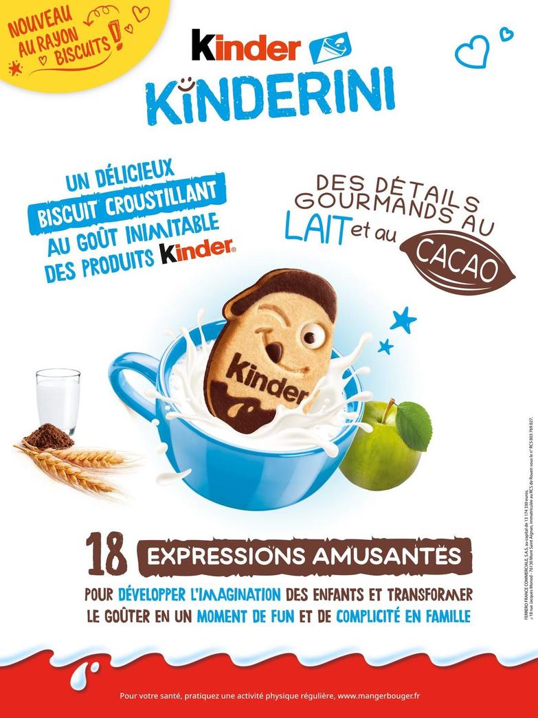 Biscuits Au Chocolat offre sur Kinder