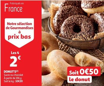 Donut'S offre à 0,5€ sur Auchan Supermarché