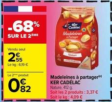 Ker Cadélac - Madeleines À Partager offre à 2,55€ sur Carrefour