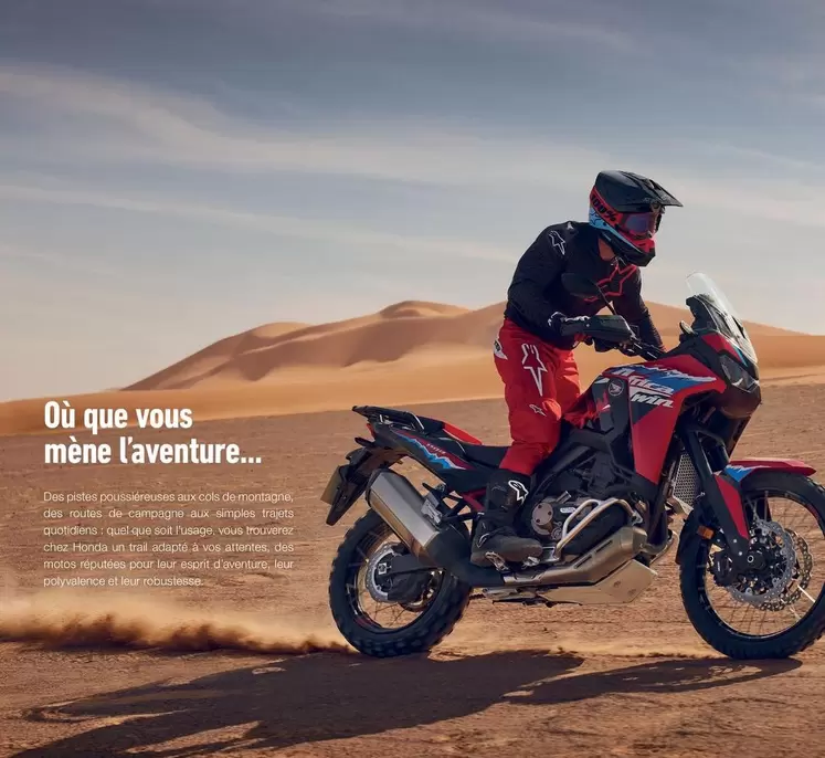 Que Vous Mène L'aventure... offre sur Honda