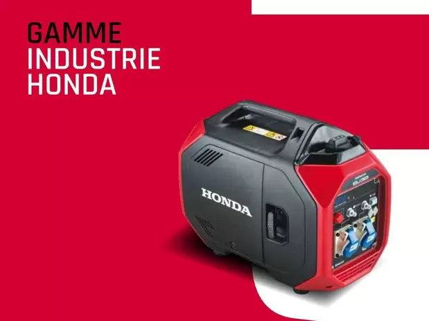 Honda - Gamme Industrie offre sur Honda