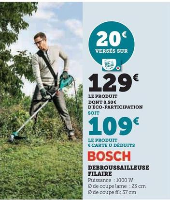 Bosch - Debroussailleuse Filaire offre à 129€ sur Hyper U