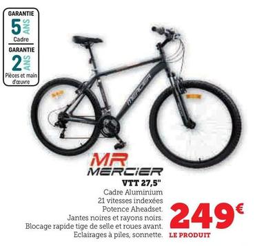 Mr Mercier - Vtt 27,5" offre à 249€ sur Hyper U
