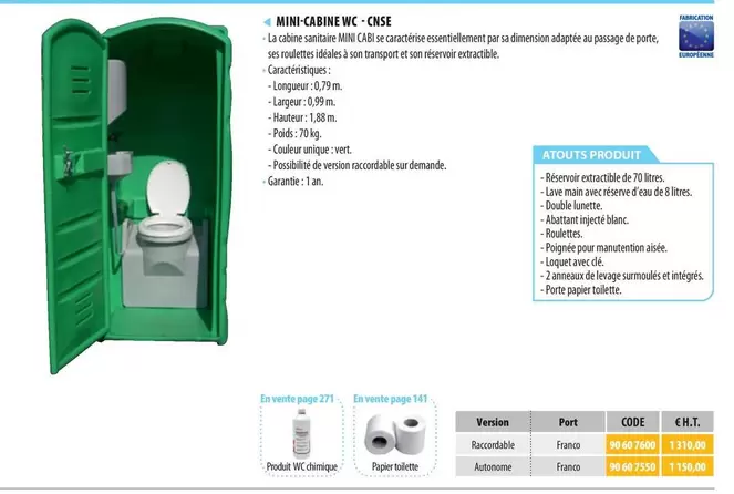 Mini Carbine WC-Cnse offre sur Loxam