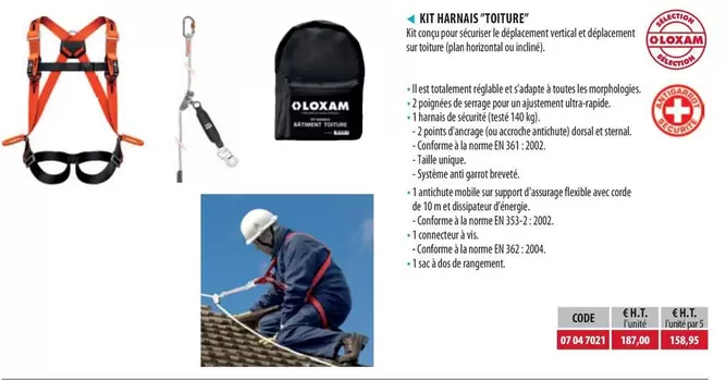 Kit Marinas Toiture offre à 187€ sur Loxam