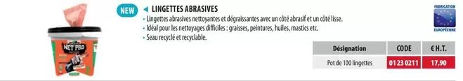 Lingettes Abrasives  offre à 17,9€ sur Loxam