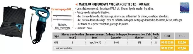 Marteau Poigur Gfg Avec Manchette 1kg-noccar offre à 320€ sur Loxam