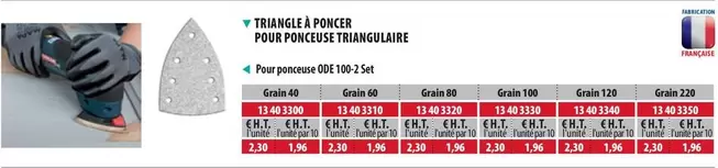 Triangle À Poncer Pour Ponceuse Triangulaire  offre sur Loxam