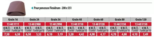 Pour Ponceuse Flexidrum offre sur Loxam