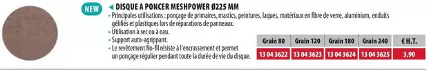 Disque Aponger Meshspower 825 Mm offre à 3,9€ sur Loxam