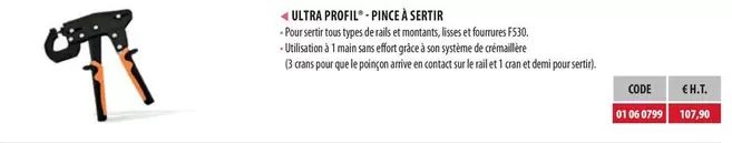 Ultra Profil - Pince À Sertir offre à 179,9€ sur Loxam