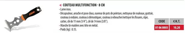 Couteau Multifonction offre à 10,2€ sur Loxam