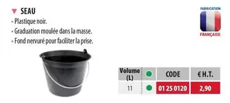 Seau offre à 7,2€ sur Loxam