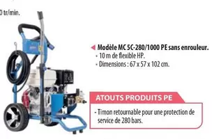 Modèle MC 5C-280/1000 PE Sans Enrouleur offre à 2790€ sur Loxam