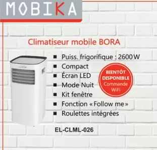 Bora - Climatiseur Mobile EL-CLML-026 offre sur Loxam