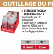 Roclean - Détergent Floor Heating offre à 359€ sur Loxam