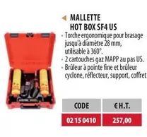 Mallette Hot Box Sf4 Us offre à 257€ sur Loxam