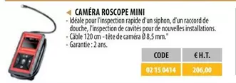 Camera Roscope Mini offre à 206€ sur Loxam