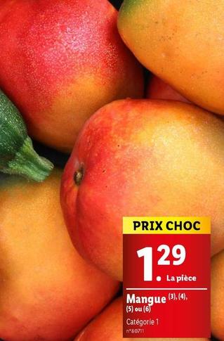 Mangue offre à 1,29€ sur Lidl