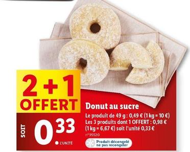Donut Au Sucre offre à 0,33€ sur Lidl