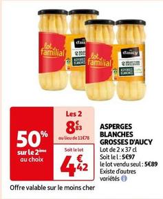 D'Aucy - Asperges Blanches offre à 4,42€ sur Auchan Hypermarché