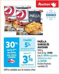 Auchan - Paëlla Surgelée offre à 5,29€ sur Auchan Supermarché