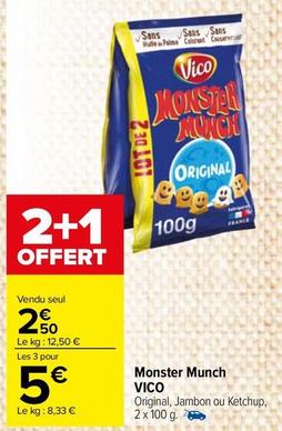 Vico - Monster Munch  offre à 2,5€ sur Carrefour Contact