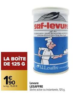 Lesaffre - Levure offre à 1,9€ sur Carrefour Drive