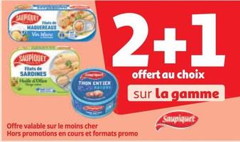 Saupiquet - la gamme offre sur Auchan Supermarché