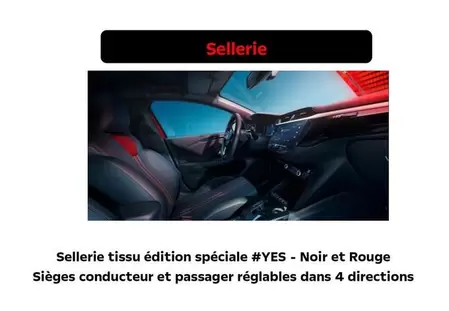 Opel -  Sellerie Tissu Édition Spéciale offre sur Opel