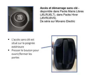  Accès Et Démarrage Sans Clé offre sur Opel