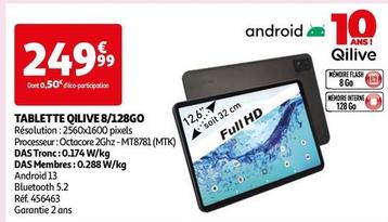 Qilive - Tablette 8/128GO offre à 249,99€ sur Auchan Hypermarché
