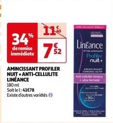Linéance - Amincissant Profiler Nuit + Anti Cellulite  offre à 7,52€ sur Auchan Hypermarché