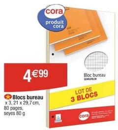 Cora - Bloc Bureau offre à 4,99€ sur Cora