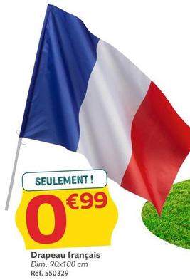 Drapeau Français offre à 0,99€ sur Gifi