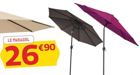 Le Parasol offre à 26,9€ sur Gifi