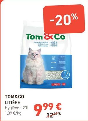 Tom&co - Litiere offre à 9,99€ sur Tom&Co