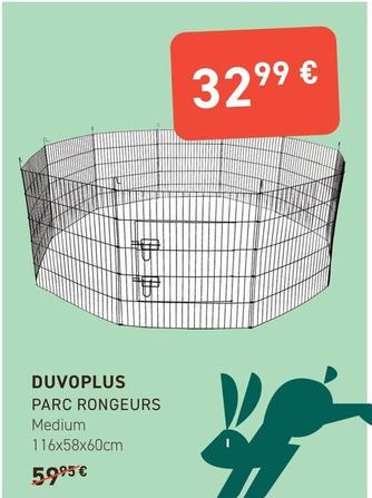 Duvoplus Parc Rongeurs offre à 32,99€ sur Tom&Co