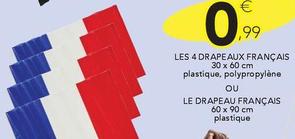 Les 4 Drapeaux Français offre à 0,99€ sur Stokomani